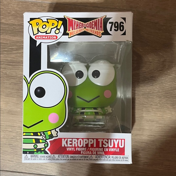 Funko Pop! Animation Keroppi Tsuyu Green Vinyl Figure - Picture 1 of 4